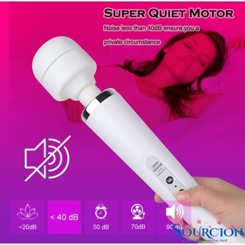 Huge Magic Wand Vibrators for women USB Charge Big AV Stick Female G Spot Massager Clitoris Stimulator Adult Sex Toys for Woman