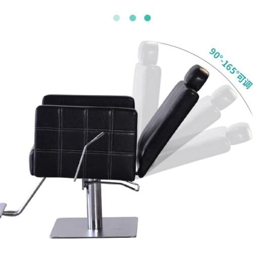 Barber chair can be put down barber shop hairdresser chair up and down revolving hair salon special haircut chair with pedal