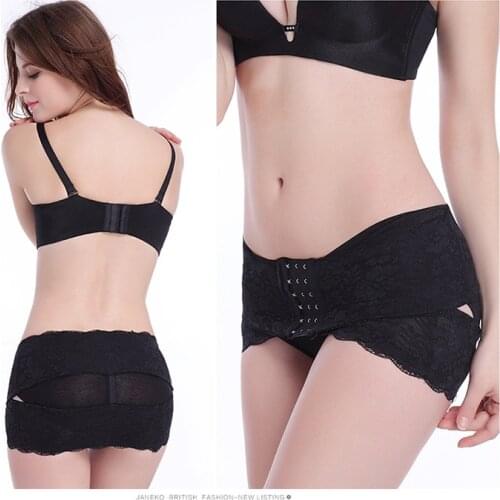 Pelvis Girdle Control Butt Waist Cinchers Lace Shaping Pelvis Shaper Belt Hook Control Abdomen Band