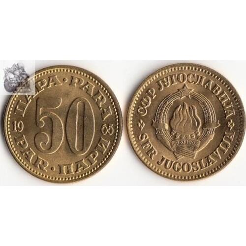 Yugoslavia 50 Para 1965 Edition Coin Europe New Original Coins Unc Commemorative Edition 100% Real Rare Eu Random Year