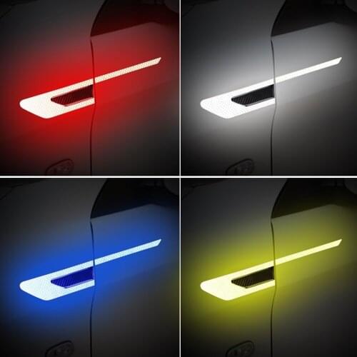 Car Leaf Board Reflective Sticker Decals Car Styling for Mercedes-Benz W168 W169 W176 W177 W190 W205 W210 W222 C180 C200