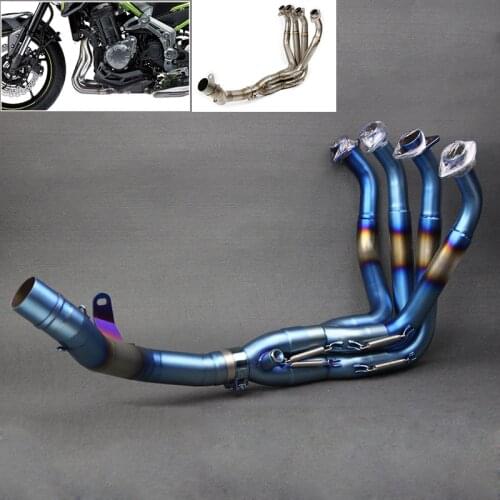 Z900 2017 Motorcycle Exhaust Muffler Pipe Modified Stainess Steel Front Pipe Tube Full System For Kawasaki Z900 2017 z 900 17