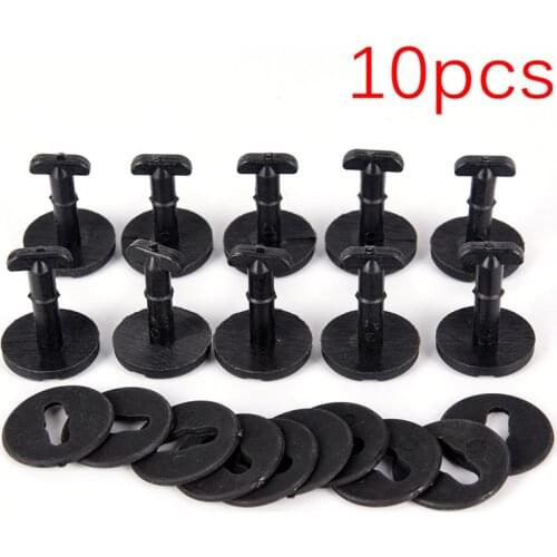10Pcs OEM Floor Carpet Mat Clips With Washer For BMW E36 E46 E38 E39 X3 X5 M3 M5