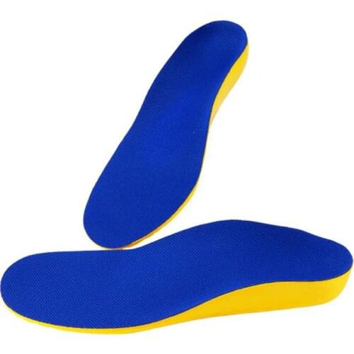 1Pair Childrens Flat Foot Orthopedic Inside And Outside Eight Characters Arch Pad Insole
