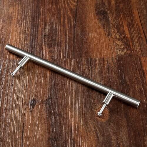 1Pc Stainless Steel Kitchen Cupboard Cabinet Knob T-Bar Drawer Drawer Door Pull Handles Furniture Handles and Knobs 64/96/128mm