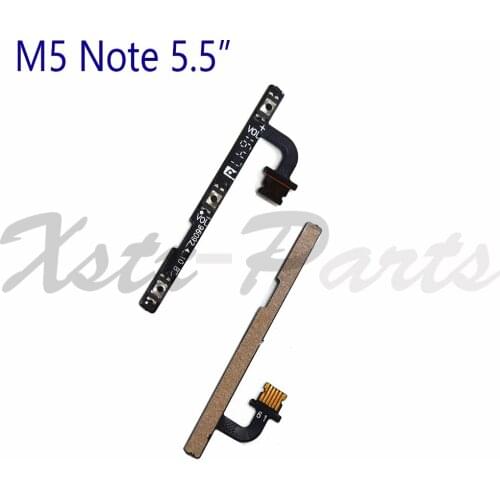 10PCS for Meizu M5 Note 5.5 inch Power On/Off Volume Button Flex Cable Power Volume Flex Cable