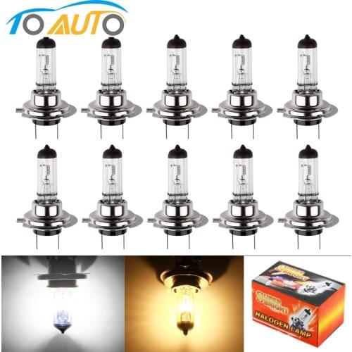 10pcs H7 24V 70W 4300K Yellow Fog Halogen Bulb light Car Light Lamp car styling car light source