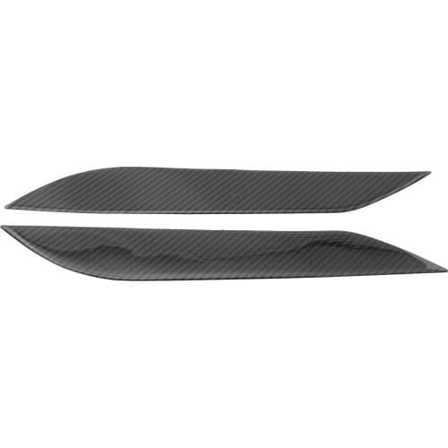 2x Car Front Bumper Fins Splitter Spoiler Diffuser Fits Nissan Carbon Fiber