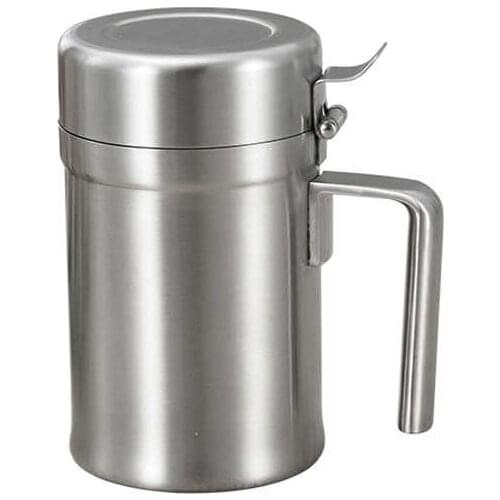 304 Stainless Steel Oil Container Keeper Leakproof Handle Controlling Bottle Pot Supplies Household With Cover For Kitchen Tools