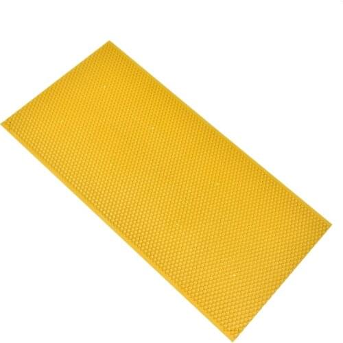 5pc Bee Beehive Nest Plastic Beeswax Tablets Gold Bee Honeycomb Material Beekeeping Tool Beehive Accessories