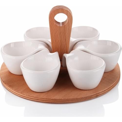 Queens Kitchen Wood Handle And Bottom 6 Pcs Confectionary Set