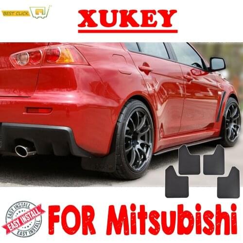For Mitsubishi Lancer Outlander Sport Evolution EVO X ix Mirage Strada Triton G-Wagon Mud Flaps Mudflap Splash Guards Mudguards