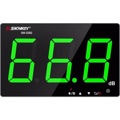 SNDWAY Digital Sound Level Meter Large Screen Display Noise Tester dB Meter Wall Hanging Alarm Hospital Restaurant Bar School