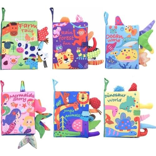 Baby Book Soft Cloth Books for Newborns 0 24 months Baby Toys Educational Soft Book Baby Soft Toys Montessori Toys For Children