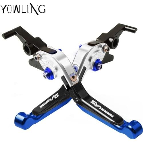 For SUZUKI SV 1000S SV1000S 2003 2004 2005 2006 2007 SV 1000S Motorcycle accessories Adjustable Extendable brake clutch levers