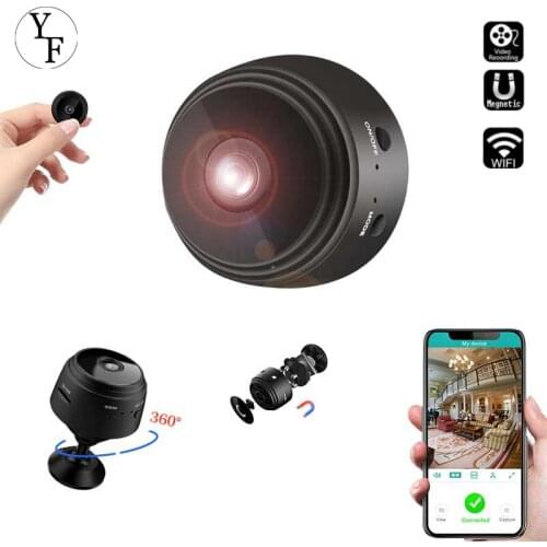 A9 720P HD WIFI Camera IP Mini Camera Wireless Camcorder APP Remote Monitor For Home Security DVR Night Sight Camera Dropship