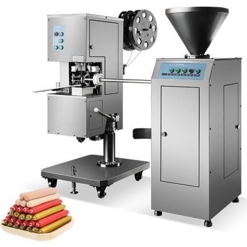 Kink Enema Machine Stainless Steel Enema Machine Sausage Knotter Aluminum Double Card Automatic Enema Machine