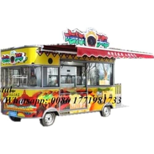 China mobile food catering trucks kitchen trailer food truck street electric food cart for sale