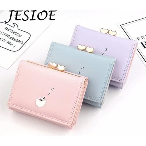 Women Wallets Small Fashion Leather Purse Women Ladies Cute Card Bag for Women Cartoon Clutch Female Purse Money Luxury Wallets