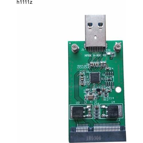 Mini PCI-E mSATA to USB 3.0 External SSD Converter Data Transmission Adapter Module Expansion Card for Windows Vista/7/8/Mac NEW
