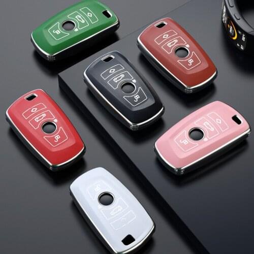 Soft TPU Car key Case key cover For BMW 520 525 f30 f10 F18 118i 320i 1 3 5 7Series X3 X4 M3 M4 M5 E34 E90 E60 E36