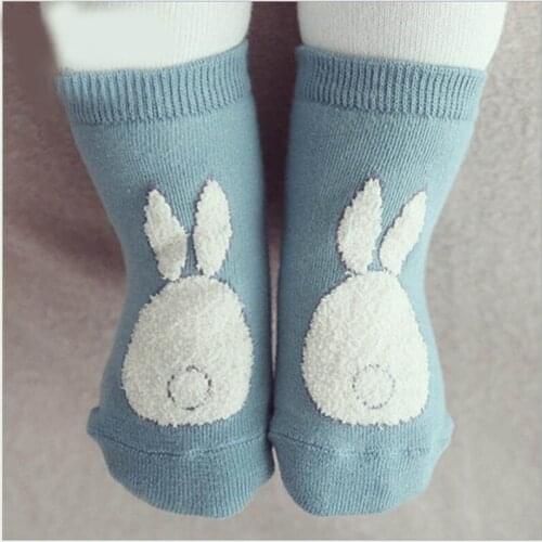Newborn Kids Girl Boy Animal Pattern Anti-slip Knee High Sock Baby Socks infant socks cute bunny floor socks