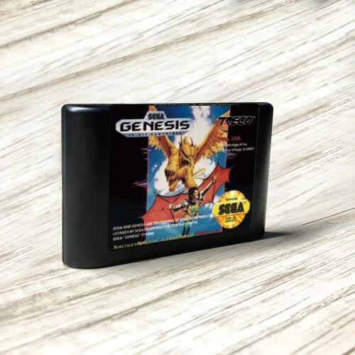 Sorcerers Kingdom - USA Label Flashkit MD Electroless Gold PCB Card for Sega Genesis Megadrive Video Game Console