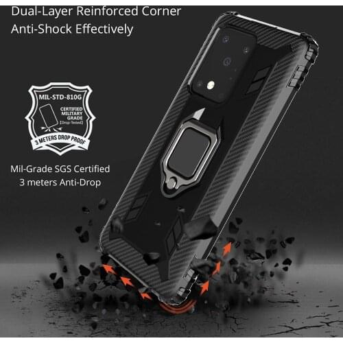 Shockproof Case For Samsung Galaxy S20 FE S21 Ultra S10 Plus S10E Magnet Silicone Cover Case For Samsung Note 20 Ultra 10 Plus
