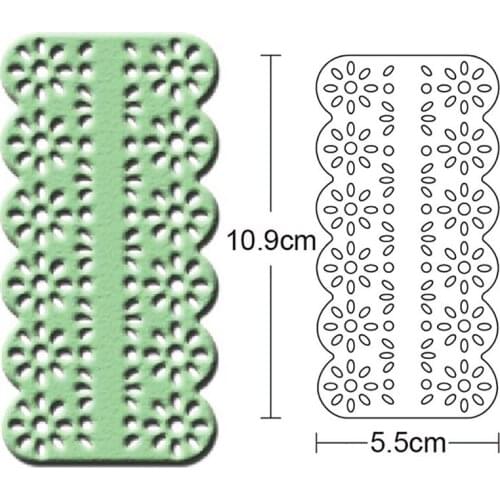 Craft dies Lace Strip Edge frame metal cutting dies Stencils Dies for DIY dies Scrapbooking Decor Embossing die cuts Card Making