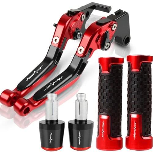 For HONDA hoRnet 250 CB599 CB600F CB919 CB900F HORNET CB 599 600 900 919 F Motorcycle Brake Clutch Levers Handle bar grip ends