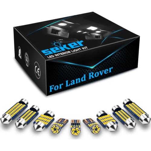 Seker Canbus Interior LED For Land Rover Range Rover Sport L320 Evoque P38 L322 Freelander 1 2 Discovery 2 3 4 LR2 LR3 LR4