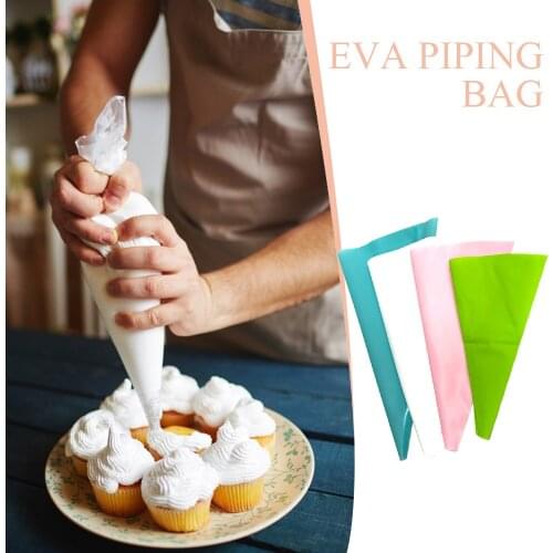10in/12in/14in/16in Silicone Pastry Bag Reusable Piping Bag Baking Cookie Disposable Piping Cream Pastry Cake Decorating Bag