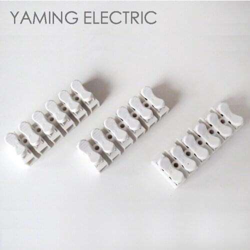 5pcs/bag 6P Spring Wire Quick Connector Splice Clamp Terminal No Welding No Screw Cable 6 Way Led Strip CH-6