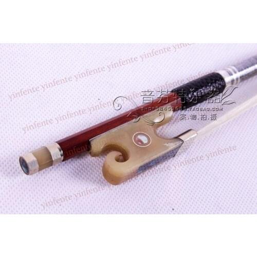 1 pcs Quality violin bow horn color shell color wire horseshoers