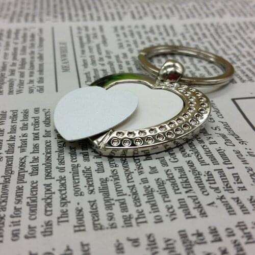 DHL 100pcs hot style sublimation blank metal key ring Chain hot transfer printing keychains blank consumables material