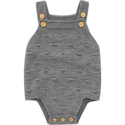 2021 Ins 0-24M Infant Baby Girls Sleeveless Rompers Kids Boys Solid Bodysuit Jumpsuit Newborn Clothes