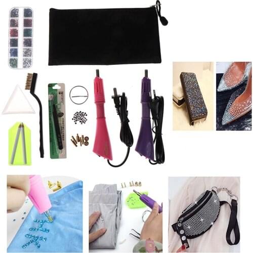 2160Pcs Hot Fix Rhinestone Set Hotfix Applicator Crystal Glass Rhinestones Manicure tools