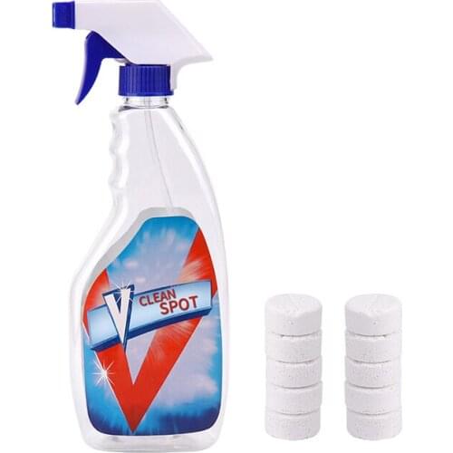 5/10pcs Multifunctional Effervescent Spray Cleaner Set Wiper Home Cleaning Concentrate Effervescent Spray Cleaner rust remover