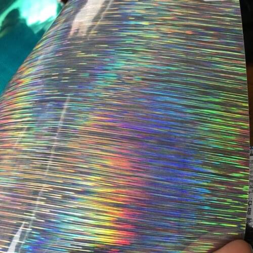 50cm*200/300cm Holographic Rainbow Silver black dark red Chrome Car Sticker Laser Plating Car Body Wrap Film DIY Car Styling