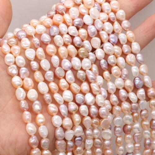 Natural Freshwater Pear Beaded Irregular Loose Beads For Jewelry Making DIY Necklace Bracelet Earrings Accessory