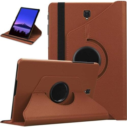 Case Cover for Samsung Galaxy Tab S4 10.5inch SM-T830 Wi-Fi/SM-T835 4G LTE 2018 Release Tablet PU Flip Stand Flip Kickstand Case