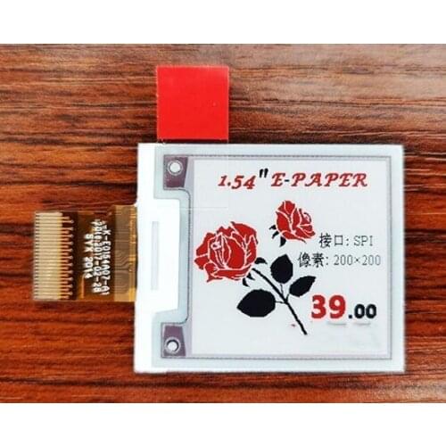 1.54 inch 24PIN SPI Black White Red E-INK E-Paper Display Screen SSD1681 Drive IC 200*200