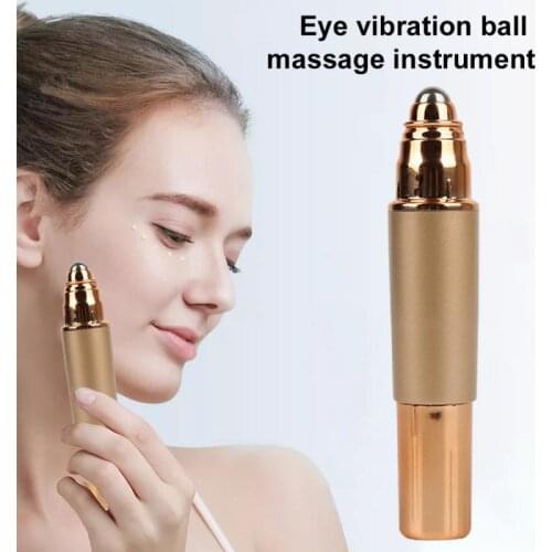 Electric Eye Face Massager Vibration Anti-Ageing Eye Wrinkle Massager Dark Circle Removal Portable Beauty Care Without Battery