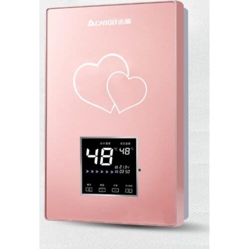 8000W Electric Tankless Water Heater Instant Hot Bathroom Shower Kitchen Small Direct Wall Mounted Hanging Bathing Machine 8KW