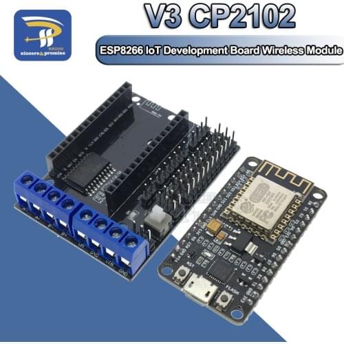 ESP-12E CP2102 NodeMcu Lua V2 Wireless Module Wifi Internet of Things (IOT) Development Board Based On ESP8266 Micro USB To TTL