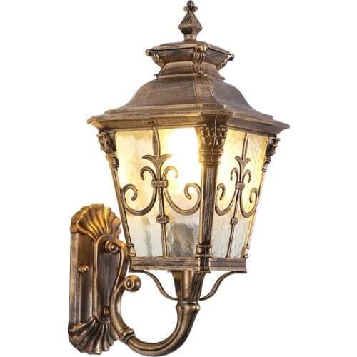 European retro outdoor wall lamp waterproof villa decoration landscape garden lamp balcony corridor aisle door front wall lamp