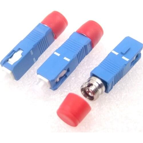 GONGFENG 20PCS New Optical Fiber Connector Single Mode FC Female/SC Male Transfer head Flange Adapter Coupler Special Wholesale