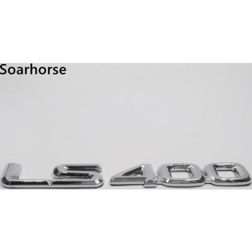 LS400 Chrome Letters Emblem Car Tail Gate Nameplate Logo For Lexus LS400 1990 1991