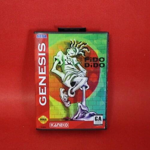 Fido Dido 16 bit MD Game Card For Sega Genesis Mega Drive With Retail Box