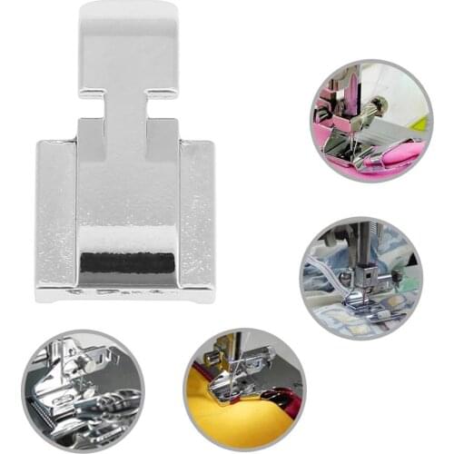 Metal Zipper Presser Foot Feet For Domestic Sewing Machine Single Sides Presser Foot Brother Singer Janome Sewing Accessory